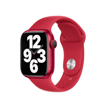 Apple Watch - 41mm (PRODUCT)RED Sport Band - Regular