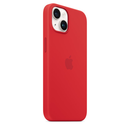 Apple - iPhone 14 Silicone Case with MagSafe - (Product)Red