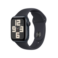 Apple Watch SE GPS + Cellular 40mm Midnight Aluminium Case with Midnight Sport Band - Small/Medium