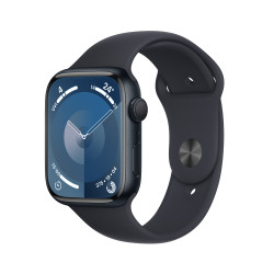 Apple Watch Series 9 GPS 41mm Midnight Aluminium Case with Midnight Sport Band - Medium/Large