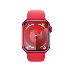 Apple Watch Series 9 GPS 45mm (PRODUCT)RED Aluminium Case with (PRODUCT)RED Sport Band - Medium/Large