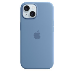 iPhone 15 Silicone Case with MagSafe-Winter Blue