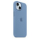 iPhone 15 Silicone Case with MagSafe-Winter Blue