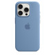iPhone15 Pro Silicone Case with MagSafe-Winter Blue