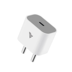 Vaku Luxos® PD 20W Power Adapter USB C Fast Charging - White