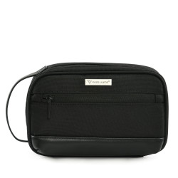 Vaku Luxos® Salem Pouch Multi Pockets Pouch & Dual Compartment - Black