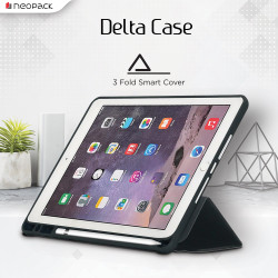 Neopack Delta Case with Pencil Holder for iPad Air 4th Gen & Pro 11 inch 2nd Gen - Scarlet Red