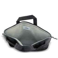 CULT Business Executive Laptop Messenger & Shoulder Bag Water Repellent with Shoulder Strap and Top Carry Handle for MacBook 13.3 inch (Black)