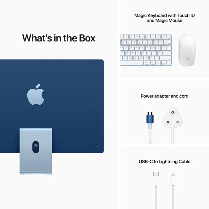 iMac 24" Apple M1 Chip (512 GB | Blue)