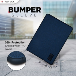 Neopack Bumper Sleeves for 13 inch Macbook Air & Pro (All Retina Desplay & M1 Series) Midnight Blue