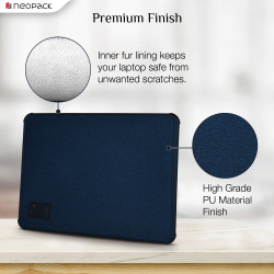 Neopack Bumper Sleeves for 13 inch Macbook Air & Pro (All Retina Desplay & M1 Series) Midnight Blue
