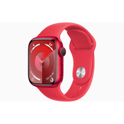 Apple Watch Series 9 GPS 41mm (PRODUCT)RED Aluminium Case with (PRODUCT)RED Sport Band - Small/Medium