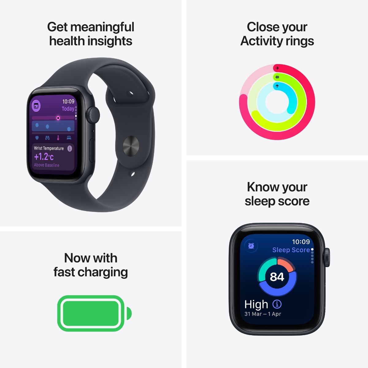 Apple Watch SE 3 Sport Band GPS + Cellular 44mm Product Image 3