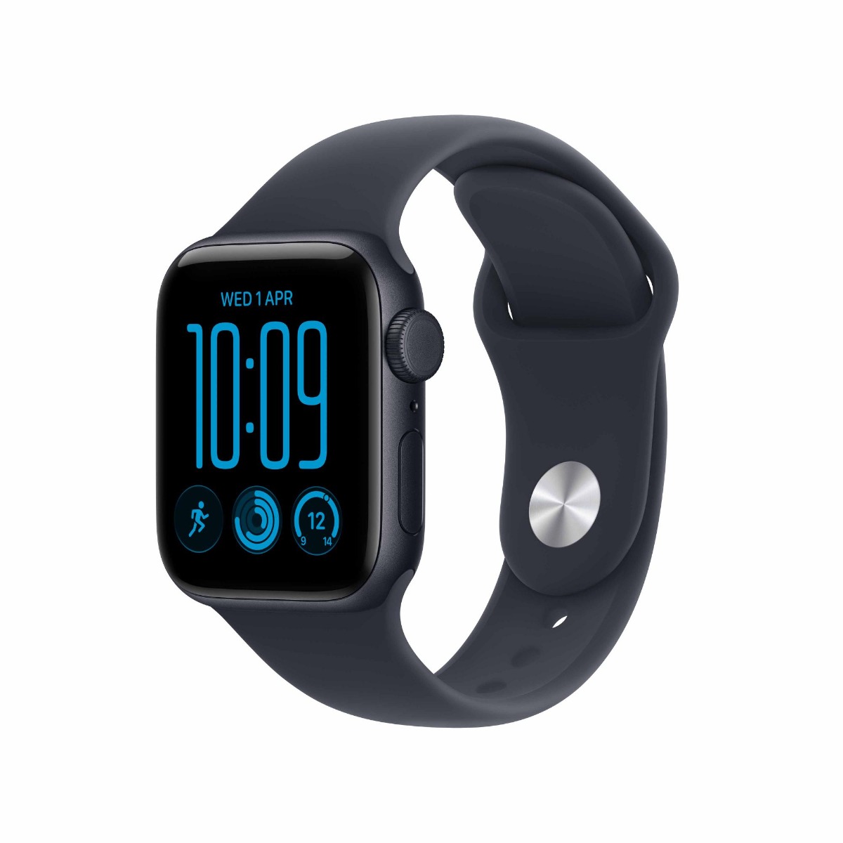 Apple Watch SE 3 GPS + Cellular 44mm Midnight Aluminium Case with Navy Blue Sport Band Product Image 1