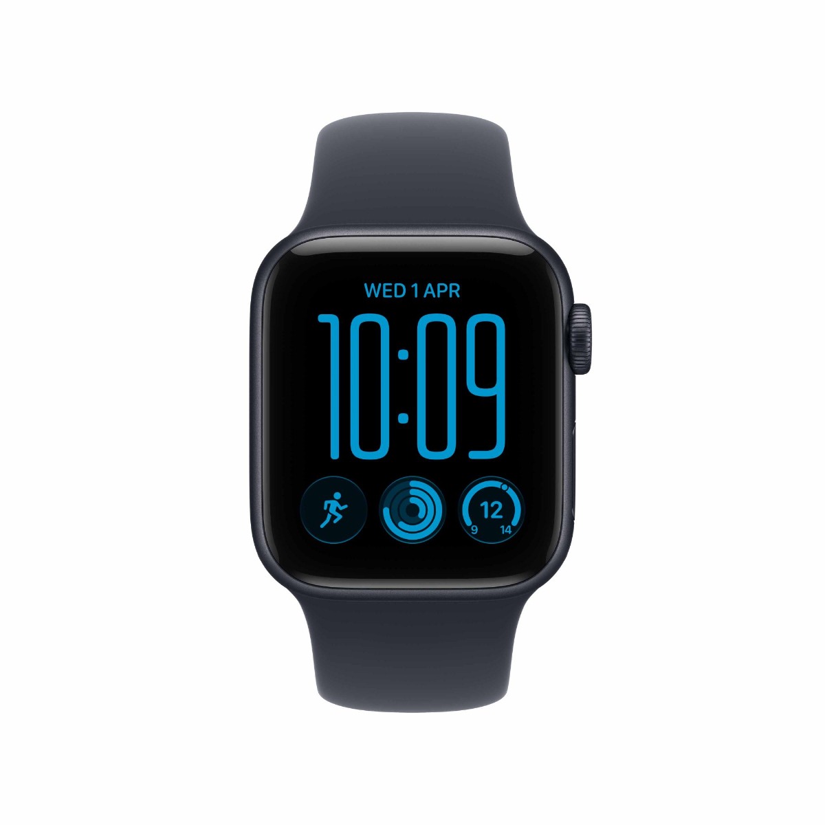 Apple Watch SE 3 GPS + Cellular 44mm Midnight Aluminium Case with Navy Blue Sport Band Product Image 2