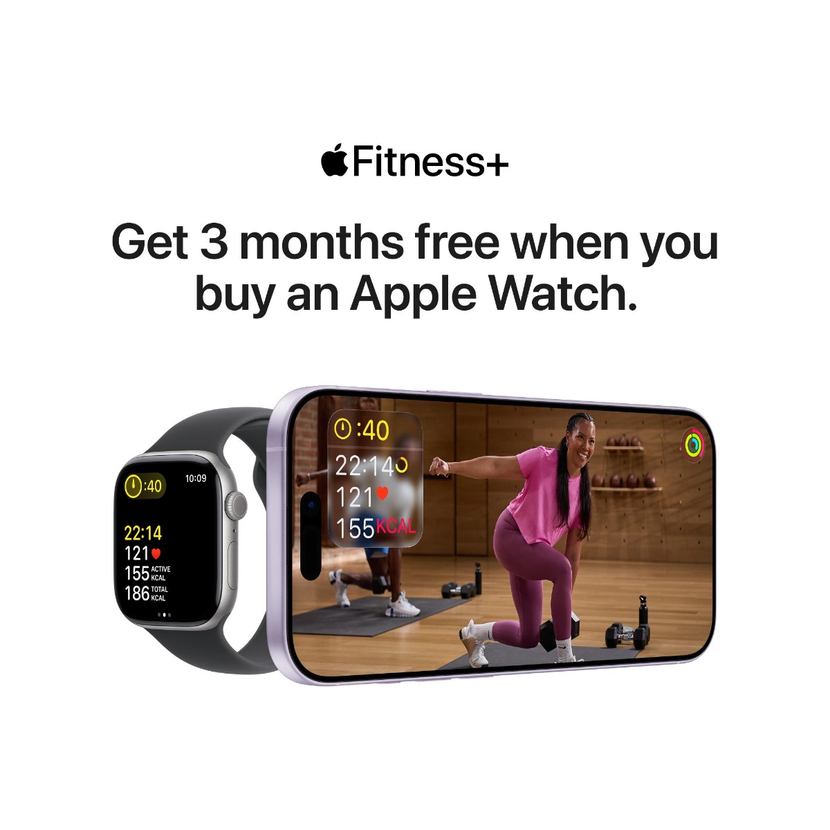 Apple Watch SE 3 GPS 44mm Midnight Aluminium Case with Navy Blue Sport Band Product Image 9