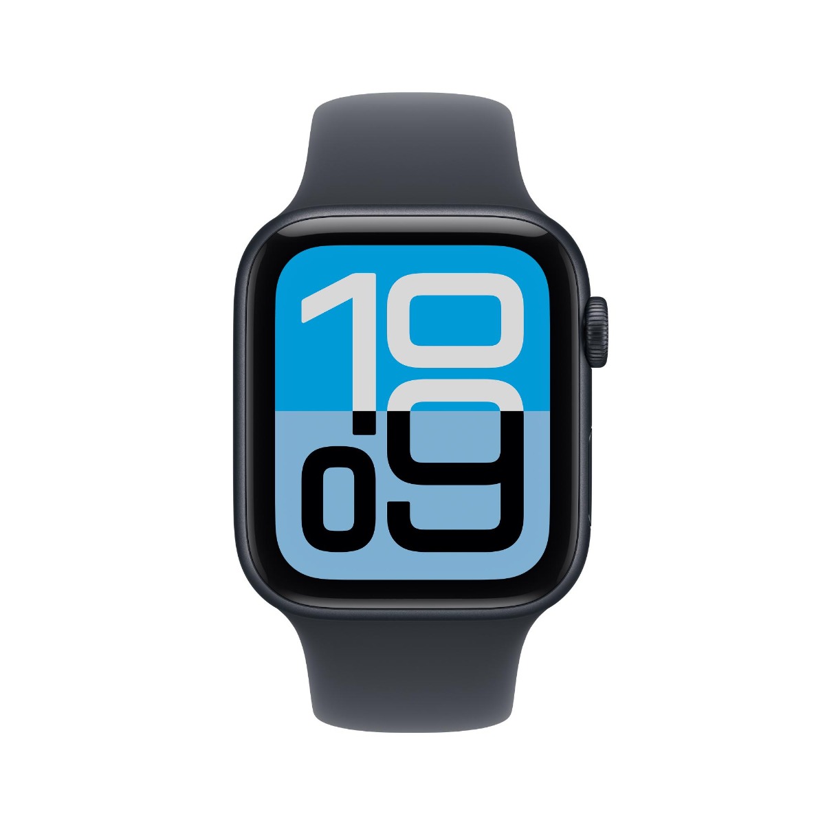 Apple Watch SE 3 GPS 44mm Midnight Aluminium Case with Navy Blue Sport Band Product Image 2