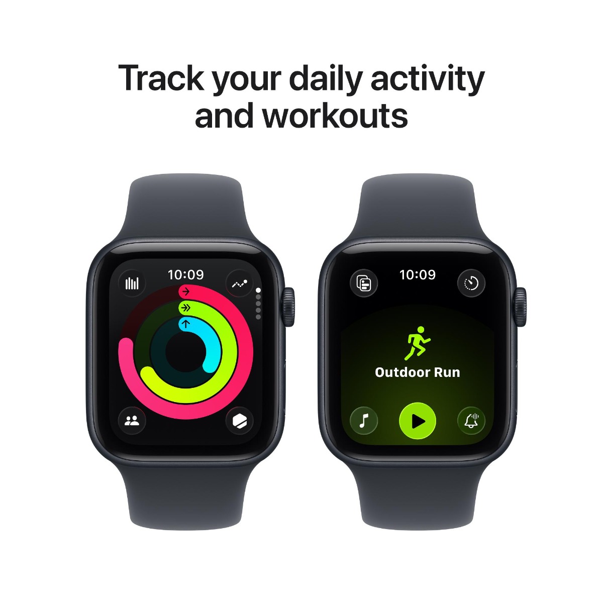 Apple Watch SE 3 GPS 40mm Midnight Aluminium Case with Navy Blue Sport Band Product Image 6