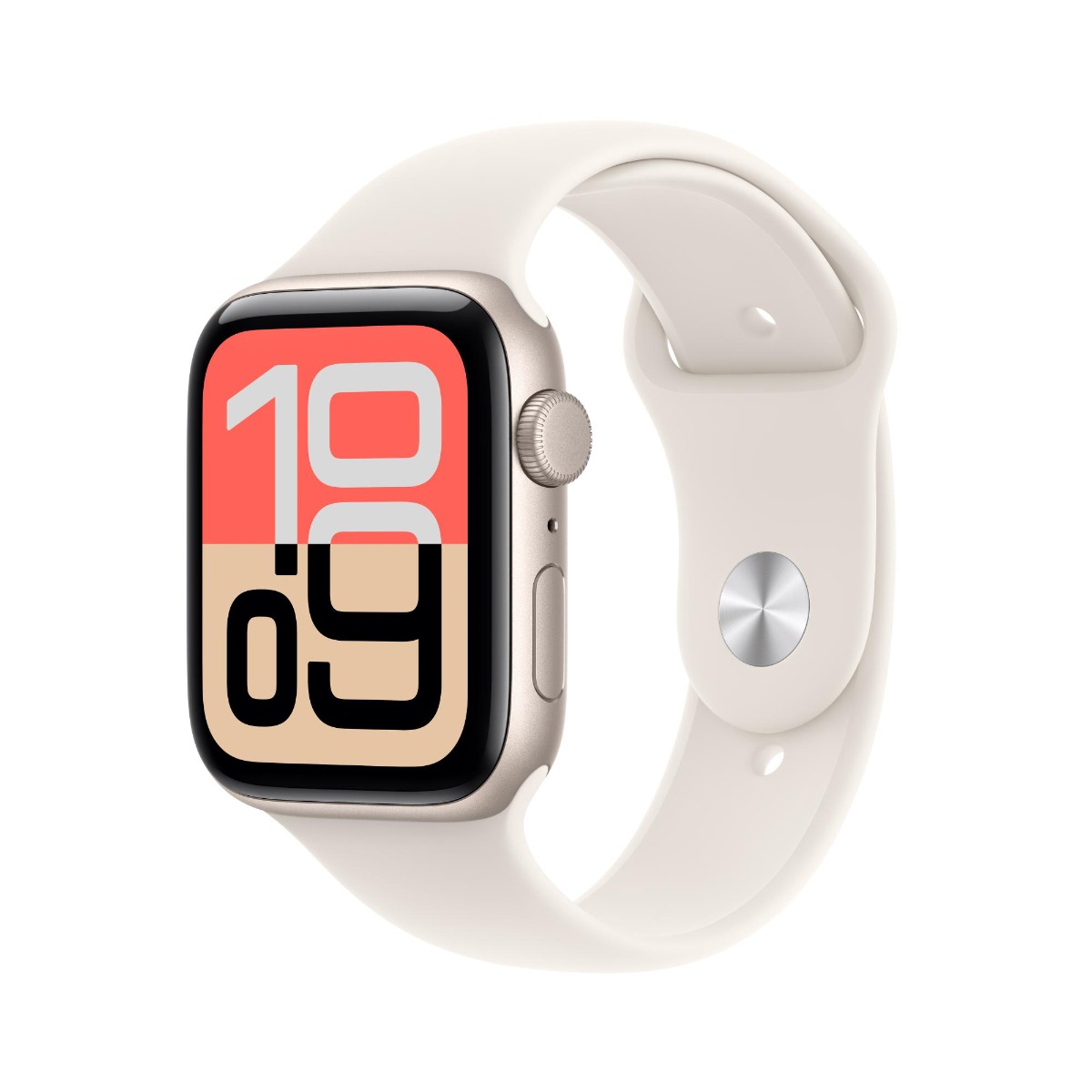 Apple Watch SE 3 GPS 40mm Starlight Aluminium Case with Sand Sport Band  Product Image 1