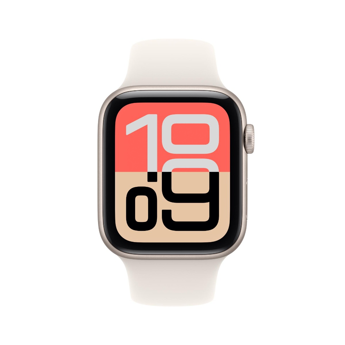 Apple Watch SE 3 GPS 40mm Starlight Aluminium Case with Sand Sport Band  Product Image 2