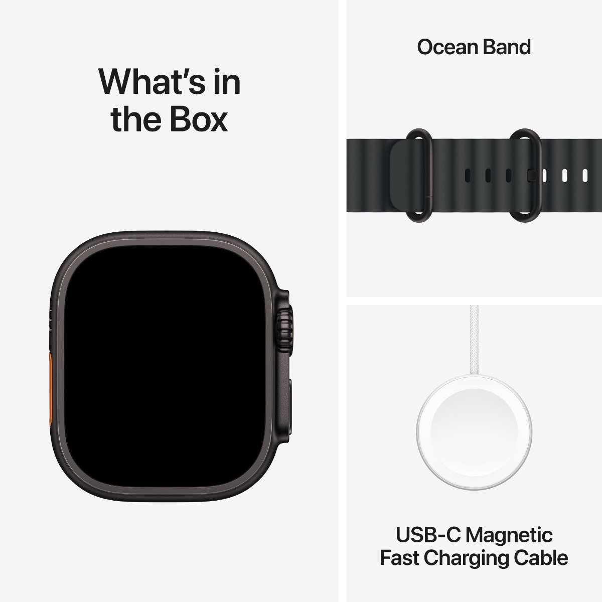 Apple Watch Ultra 3 GPS + Cellular 49mm Black Titanium Case with Black Ocean Band Product Image 6