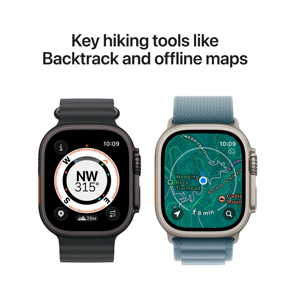 Apple Watch Ultra 3 GPS + Cellular 49mm Blue Trail Loop Product Image 5