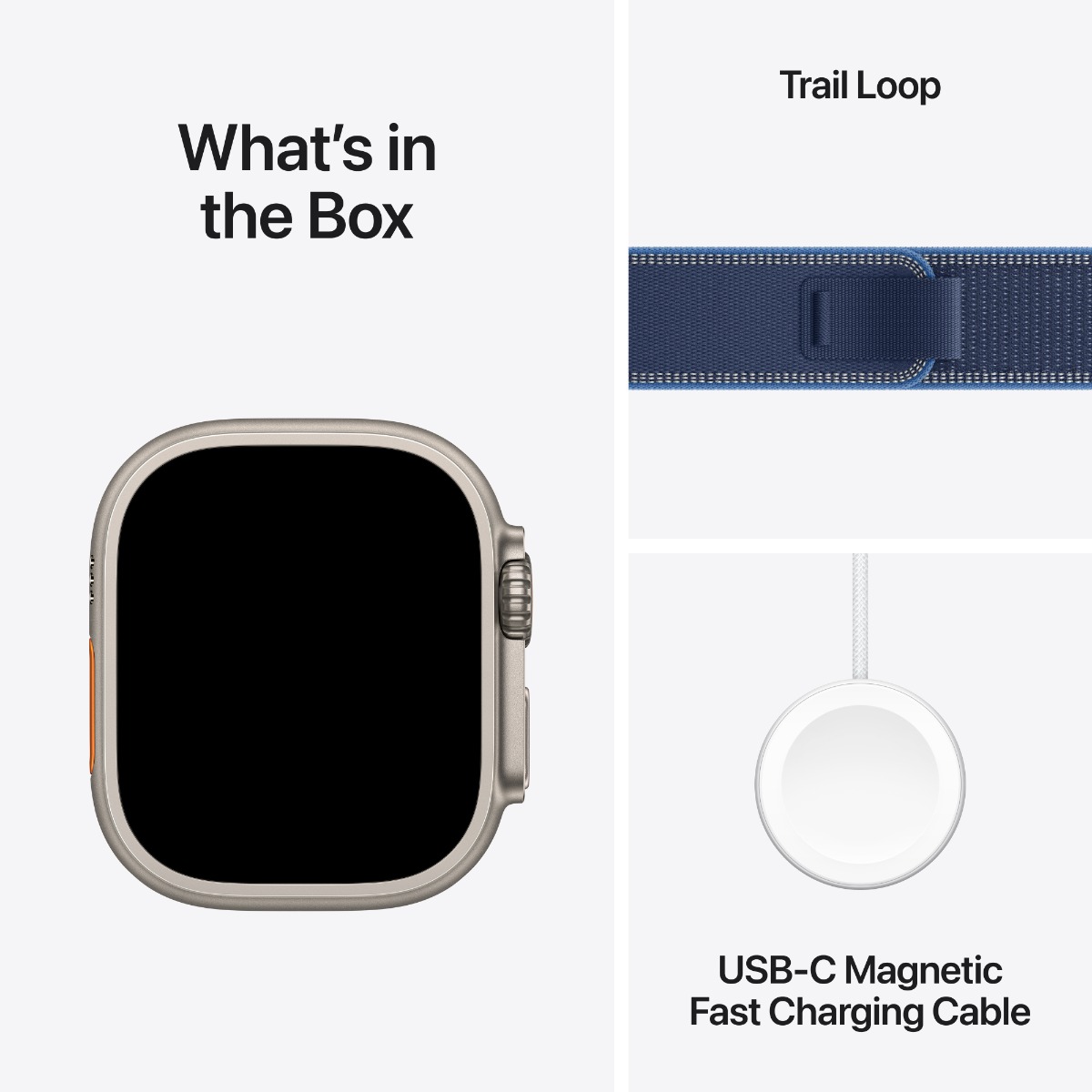 Apple Watch Ultra 3 GPS + Cellular 49mm Blue Trail Loop Product Image 6