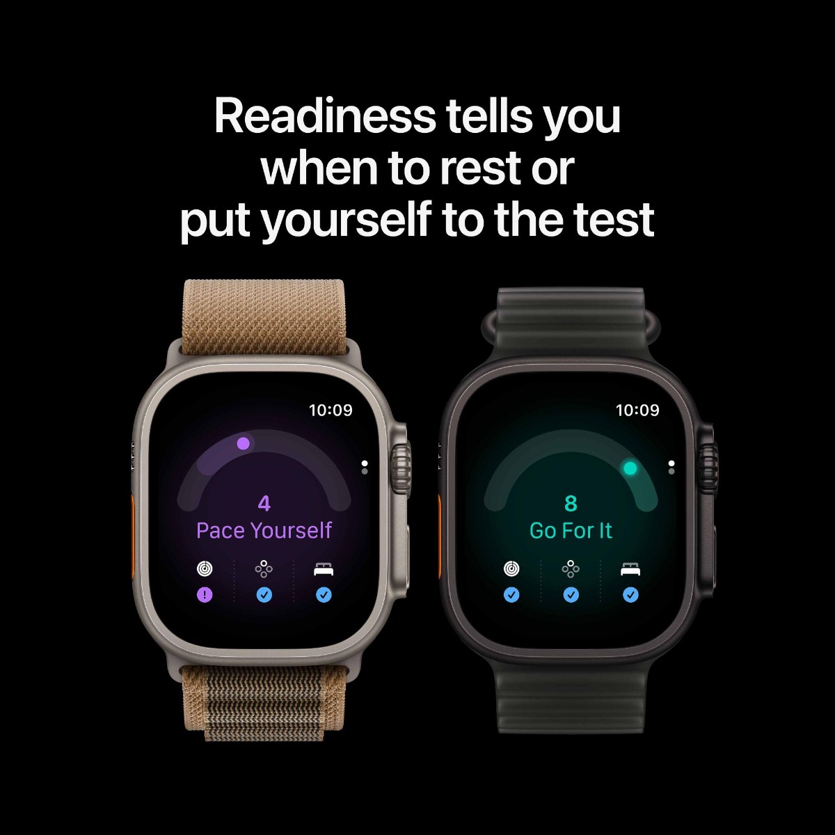 Apple Watch Ultra 4 GPS + Cellular 49mm Natural Titanium Case with Desert Alpine Loop Product Image 2