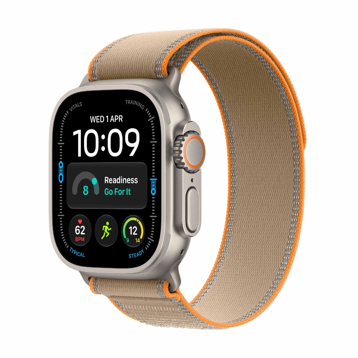 Apple Watch Ultra 4 GPS + Cellular 49mm Natural Titanium Case with Sand Trail Loop Product Image 5