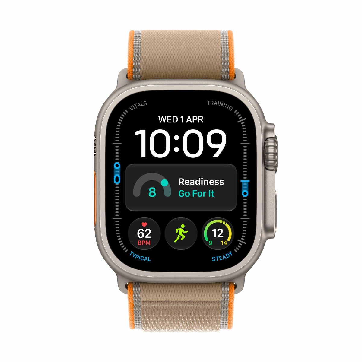 Apple Watch Ultra 4 GPS + Cellular 49mm Natural Titanium Case with Sand Trail Loop Product Image 4