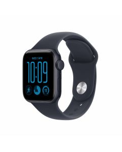 Apple Watch SE 3 GPS + Cellular 40mm Midnight Aluminium Case with Navy Blue Sport Band