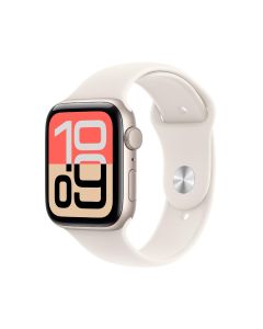 Apple Watch SE 3 GPS 40mm Starlight Aluminium Case with Sand Sport Band 