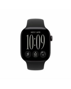 Apple Watch Series 12 GPS + Cellular 46mm Black Aluminium Case with Black Sport Band 