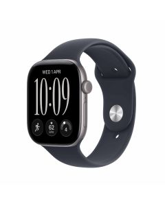 Apple Watch Series 12 GPS 42mm Space Grey Aluminium Case with Navy Blue Sport Band
