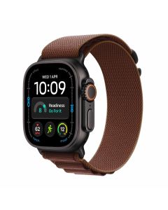 Apple Watch Ultra 4 GPS + Cellular 49mm Black Titanium Case with Burgundy Alpine Loop